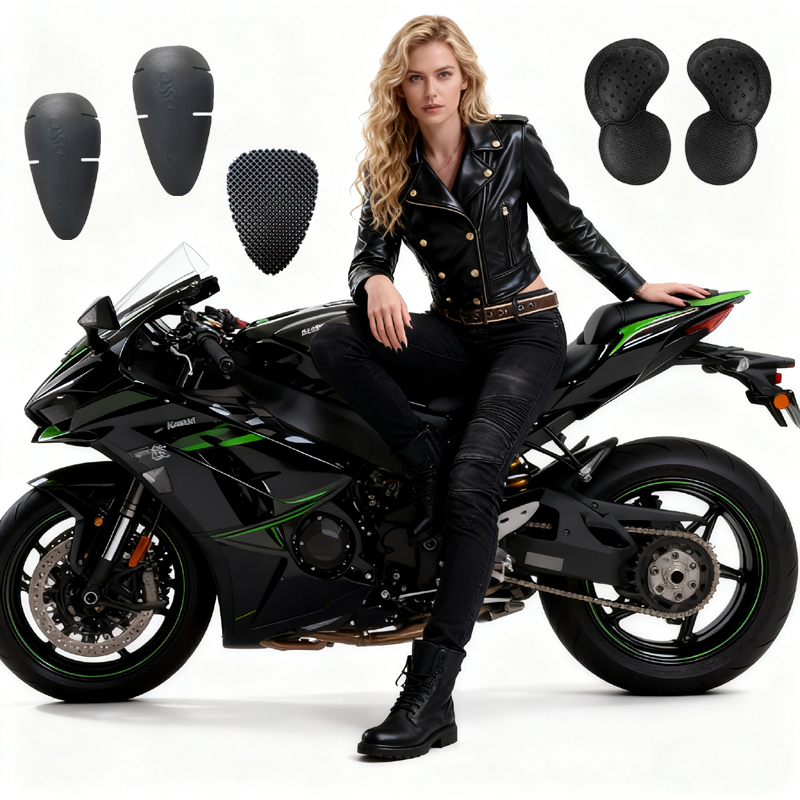 Womens Motorcycle Jeans Black  - Motorcycle Gear Women Pants recension och pris