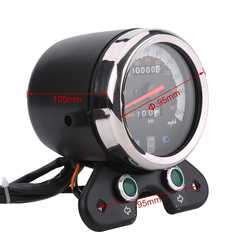 Motorcycle Speedometer Speedo  - Motorcycle Gear Display recension och pris