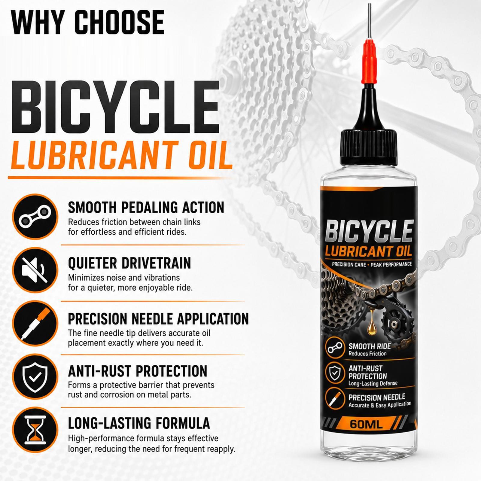 Bike Chain Lube 60ml Bicycle M - Motorcycle Gear Oil For Chain recension och pris