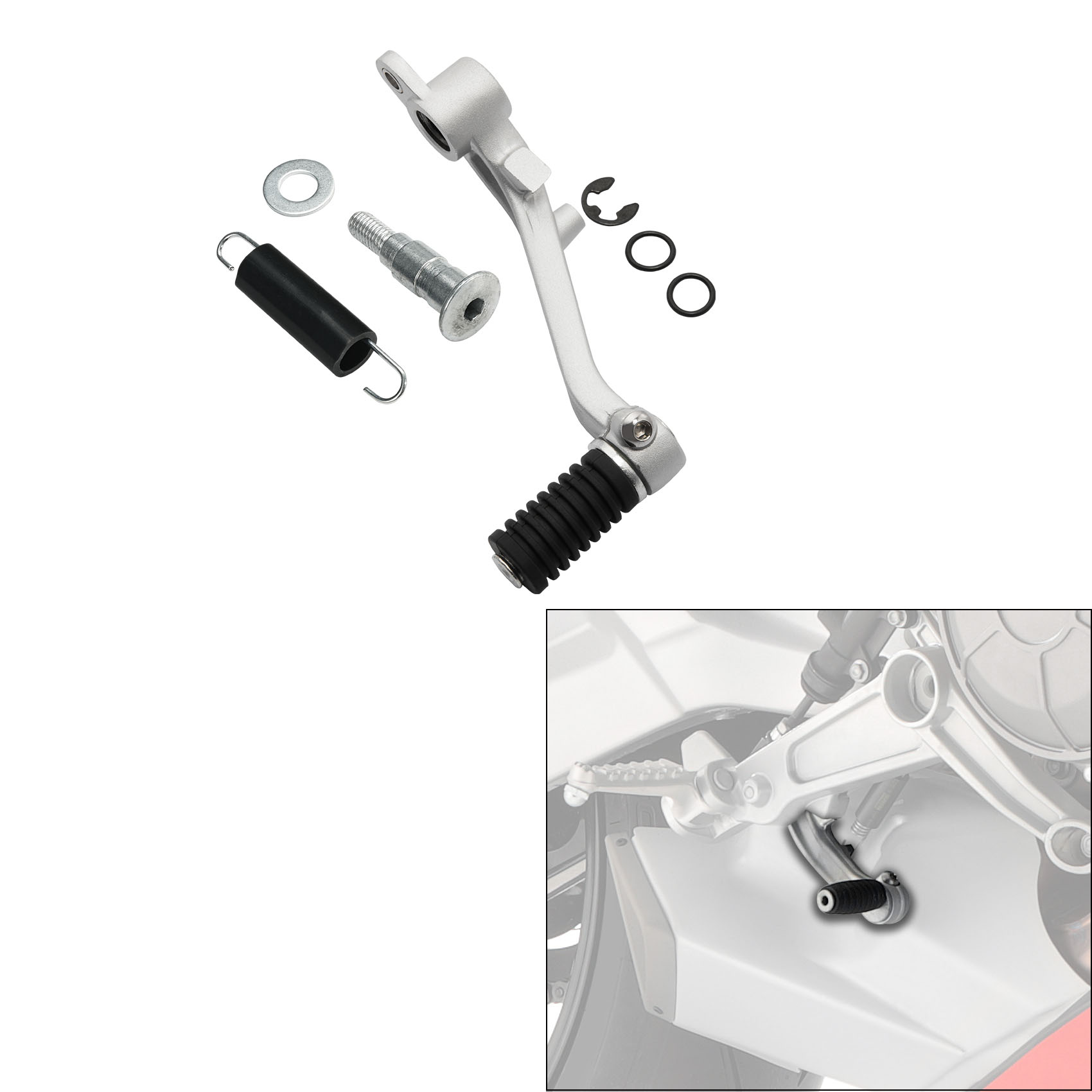 Rear Brake Pedal Foot Lever or - Motorcycle Gear Guide recension och pris