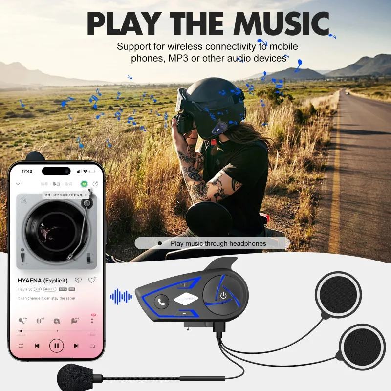 Houtonsen S3 Cycling Speaker B - Intercom Headset Helmet recension och pris