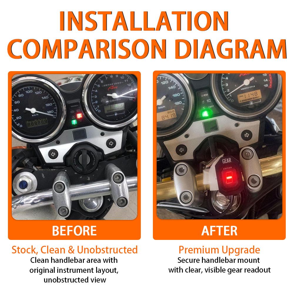 Fit For Universal Motorcycle A - Motorcycle Gear Display recension och pris