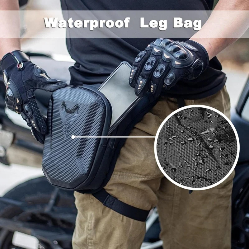 Waterproof Drop Thigh Bag Moto - Motorcycle Gear Organizer recension och pris