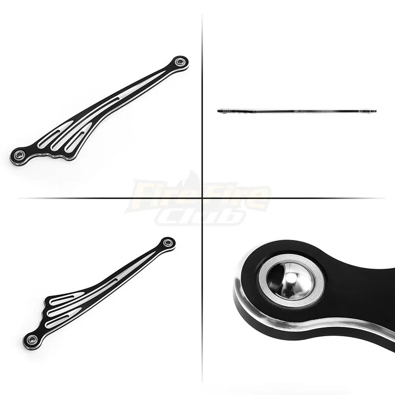 Black Motorcycle Wing CNC Gear - Motorcycle Gear Harley Davidson recension och pris