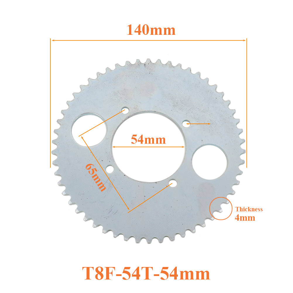 T8F 54T Chain Plate 54mm 54 To - Motorcycle Gear Organizer recension och pris