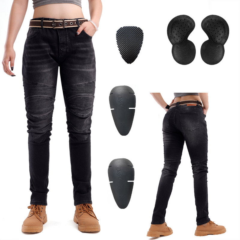 Women Black Offroad Motorcycle - Motorcycle Gear Women Pants recension och pris