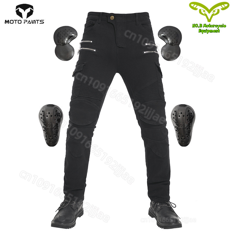 New Double Zipper Metal Style  - Motorcycle Gear Women Pants recension och pris