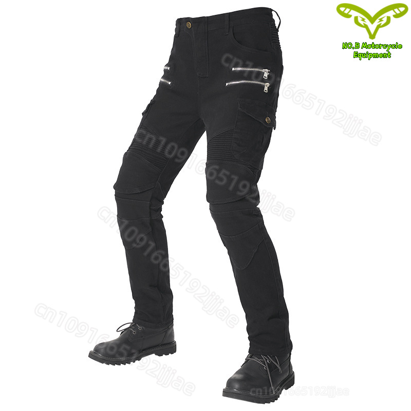 New Double Zipper Metal Style  - Motorcycle Gear Women Pants recension och pris