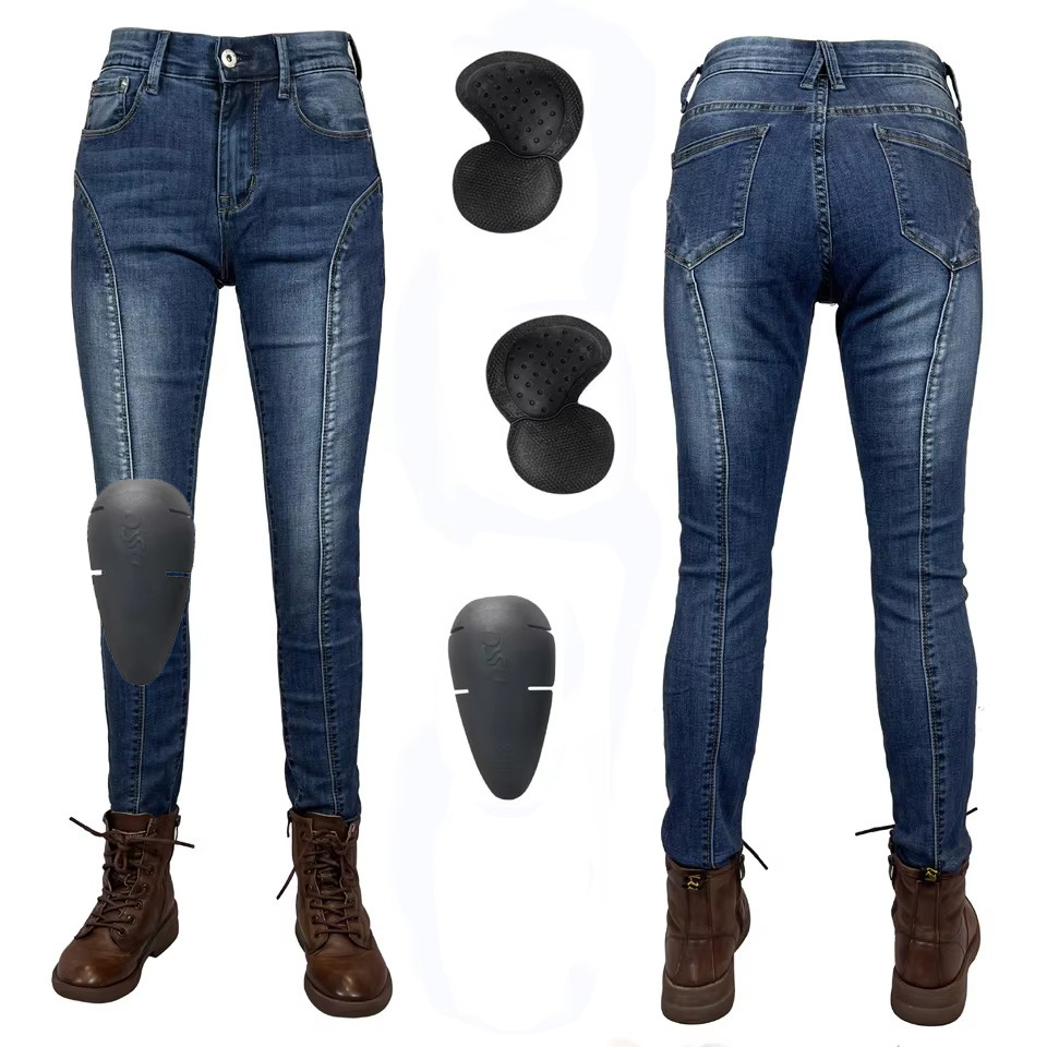 Women Motorcycle Pants Blue Di - Motorcycle Gear Women Pants recension och pris