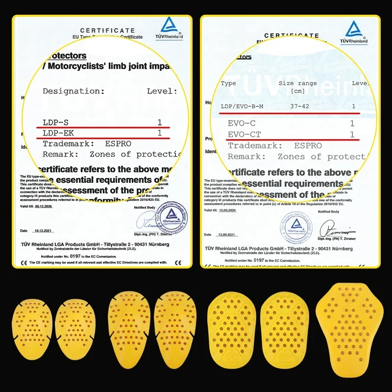 CE-Level 1 Comfortable Motorcy - Motorcycle Gear Protection Levels recension och pris