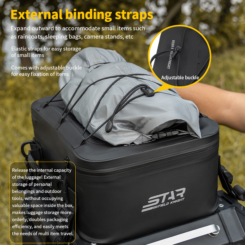 SFK Universal 13L Black Motorc - Motorcycle Gear Organizer recension och pris