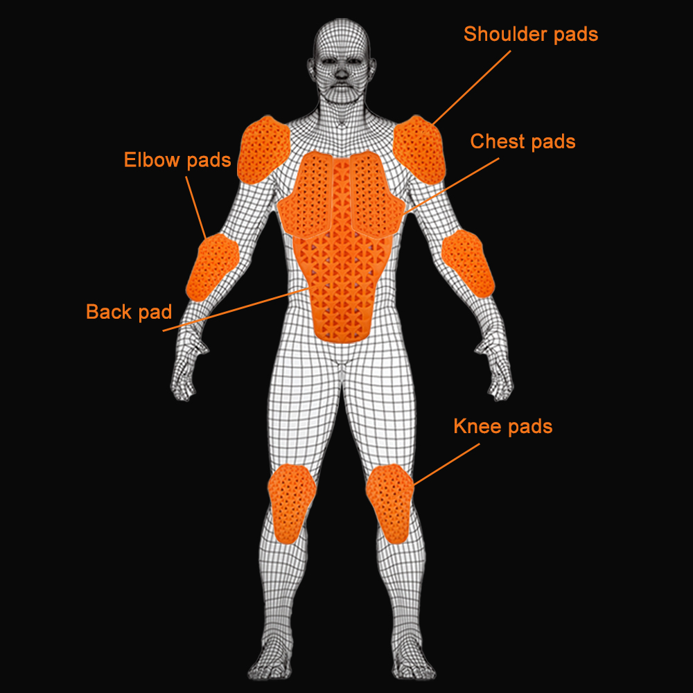 New CE Level 2 Certified Motor - Motorcycle Gear Protection Levels recension och pris